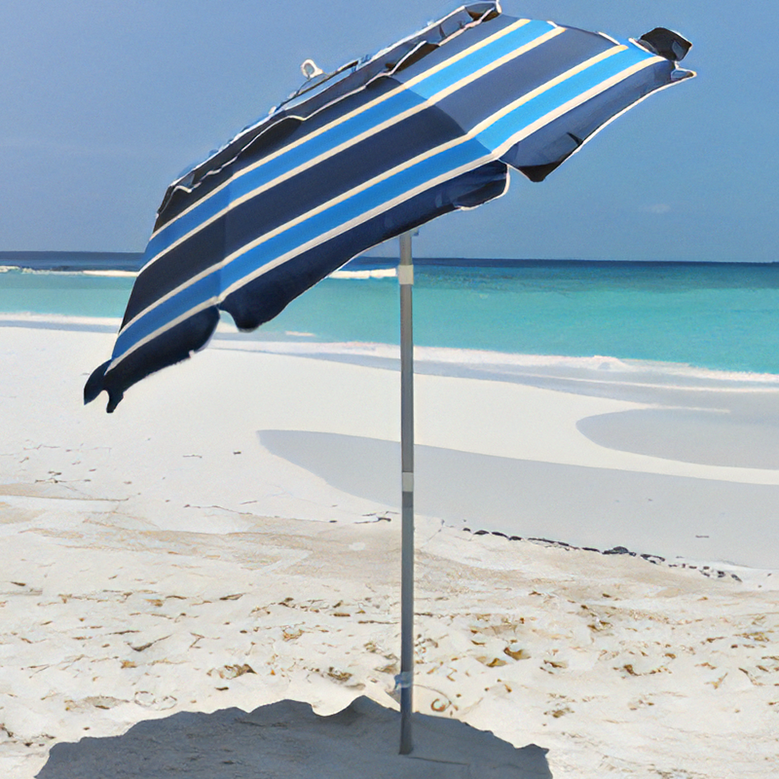 PortaBrella® - Portabrella Canada Introducing PortaBrella®, the world's most versatile travel beach umbrella on the market! Boasting a full umbrella arc of over 76 inches when open, the PortaBrella® ingeniously collapses to a mere 24 inches x 4 inches, effortlessly fitting into most suitcases. Weighing just 4.5 pounds, it's the perfect companion for vacation-goers or beach enthusiasts who lack the space to carry a full-sized umbrella.